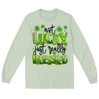 Matcha not lucky just really blessed Long Sleeve Tee - Artiststas