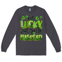 Smoke not lucky just really blessed Long Sleeve Tee - Artiststas