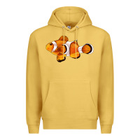 Antique Gold clown fish side Premium Hoodie - BarkalooDesign