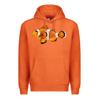 Carrot clown fish side Premium Hoodie - BarkalooDesign