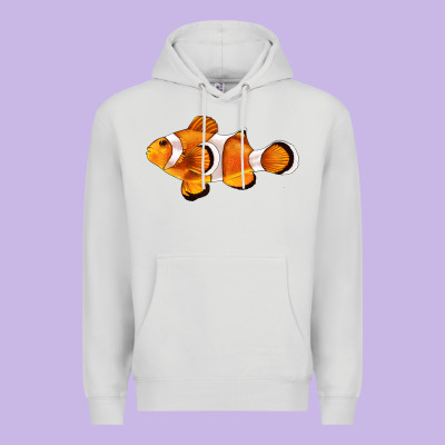 Clown Fish Side Premium Hoodie Designed By Barkaloodesign