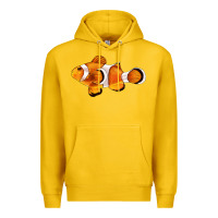 Lemon clown fish side Premium Hoodie - BarkalooDesign