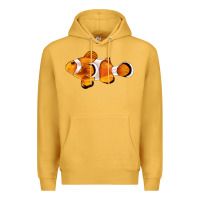 Mustard clown fish side Premium Hoodie - BarkalooDesign