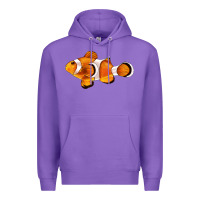 Purple clown fish side Premium Hoodie - BarkalooDesign