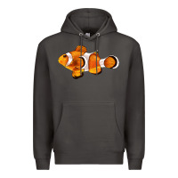 Smoke clown fish side Premium Hoodie - BarkalooDesign