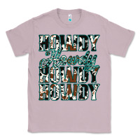 Lilac Howdy Cowhide Turquoise Classic Tee - Jasminsmagicworld