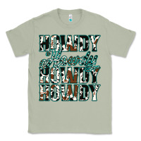 Matcha Howdy Cowhide Turquoise Classic Tee - Jasminsmagicworld