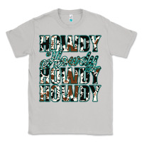 Moon Dust Howdy Cowhide Turquoise Classic Tee - Jasminsmagicworld