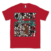Red Howdy Cowhide Turquoise Classic Tee - Jasminsmagicworld