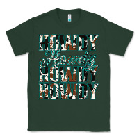 Sports Green Howdy Cowhide Turquoise Classic Tee - Jasminsmagicworld
