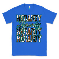 True Royal Howdy Cowhide Turquoise Classic Tee - Jasminsmagicworld