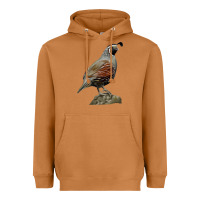 Meerkat California Quail Bird Heavyweight Hoodie - RanaPortraitStore