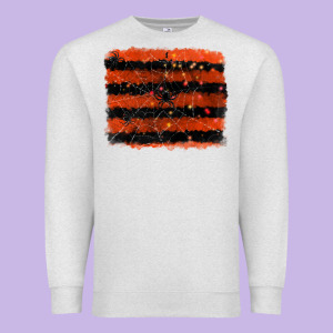 Halloween Spider Backround Premium Sweatshirt Designed By Ranaportraitstore