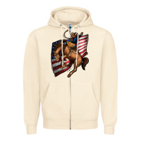 Sandshell American Cowboy Zipper Hoodie - Jasminsmagicworld