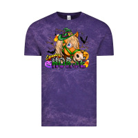 Cloud Purple spooky horse Vintage Tee - CowhideDigitalArt