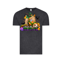 Vintage Black spooky horse Vintage Tee - CowhideDigitalArt