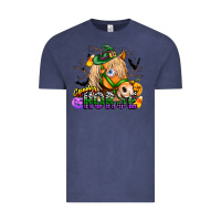 Vintage Denim spooky horse Vintage Tee - CowhideDigitalArt