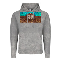 Cloud Rock preview custom name turquoise stone leopard bull skull license plate Vintage Hoodie - Artiststas