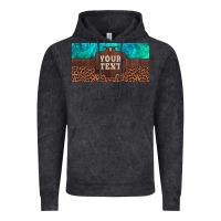 Vintage Black preview custom name turquoise stone leopard bull skull license plate Vintage Hoodie - Artiststas