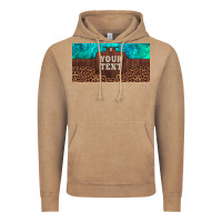 Vintage Coffee preview custom name turquoise stone leopard bull skull license plate Vintage Hoodie - Artiststas