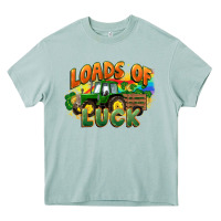 Arona Loads of luck with tractor St. Patricks Day Heavy Core Tee - FaDigitalArtStudio