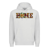 Dove Grey christmas home with windmill Premium Hoodie - RanaPortraitStore