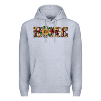 Heather Grey christmas home with windmill Premium Hoodie - RanaPortraitStore