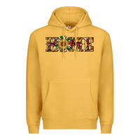 Mustard christmas home with windmill Premium Hoodie - RanaPortraitStore