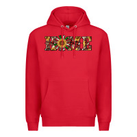 Red christmas home with windmill Premium Hoodie - RanaPortraitStore