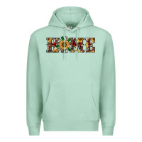 Seafoam christmas home with windmill Premium Hoodie - RanaPortraitStore