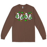 Chestnut clover ghostie st.patrick's day Long Sleeve Tee - Artiststas