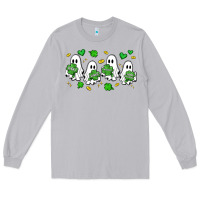 Moon Dust clover ghostie st.patrick's day Long Sleeve Tee - Artiststas