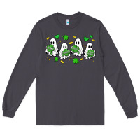 Smoke clover ghostie st.patrick's day Long Sleeve Tee - Artiststas