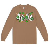 Toasted Coconut clover ghostie st.patrick's day Long Sleeve Tee - Artiststas