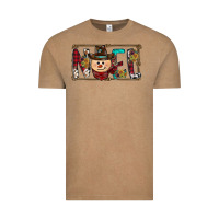Vintage Coffee noel snowman christmas Vintage Tee - CowhideDigitalArt