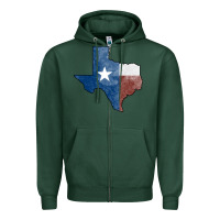 Sports Green Texas Watercolor Map Zipper Hoodie - Jasminsmagicworld