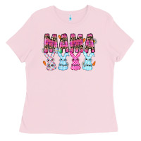 Bubblegum Pink easter day mama Ladies Tee - CowhideDigitalArt