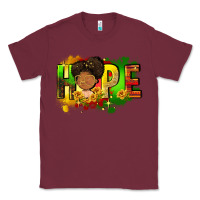 Burgundy Hope Juneteenth Classic Tee - FaDigitalArtStudio