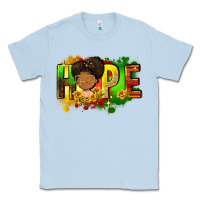 Dusty Blue Hope Juneteenth Classic Tee - FaDigitalArtStudio