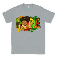 Heather Grey Hope Juneteenth Classic Tee - FaDigitalArtStudio