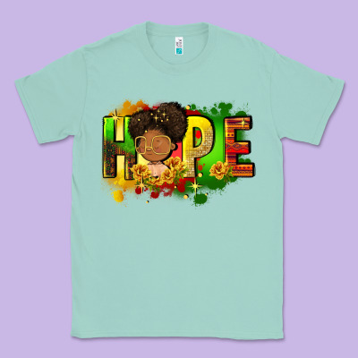Hope Juneteenth Classic Tee Designed By Fadigitalartstudio