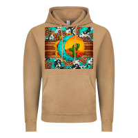 Vintage Camel sunflower desert cactus turquoise crescent Vintage Hoodie - Artiststas