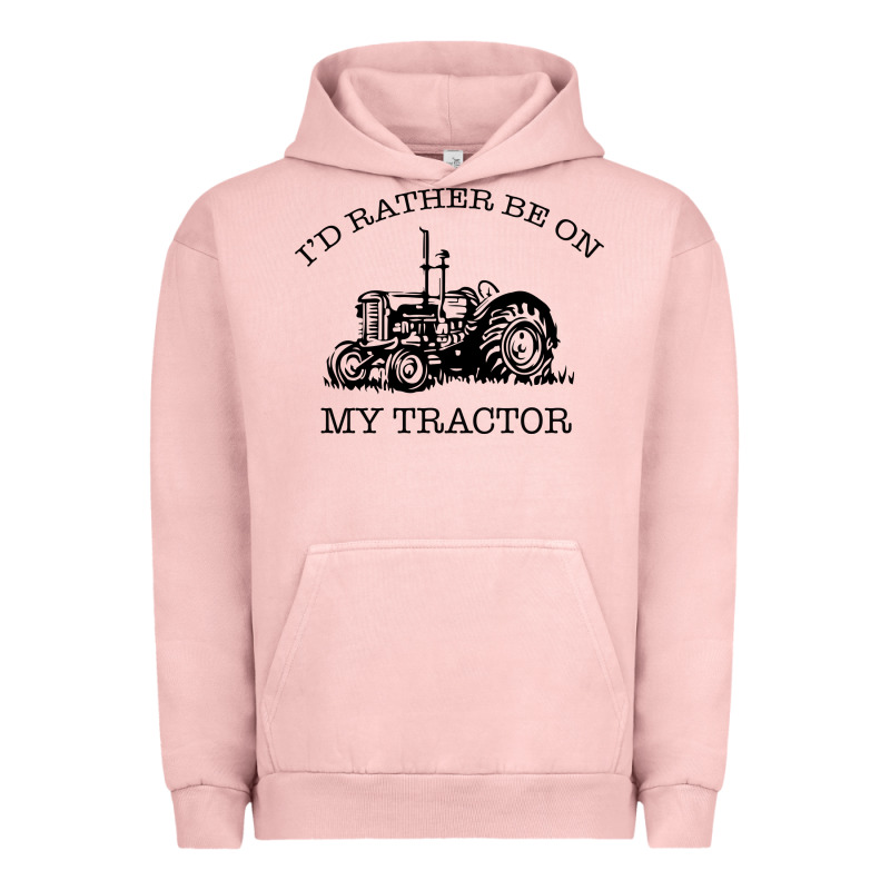 I D Rather Be On My Tractor Urban Hoodie by Bettercallsaul | Teevron