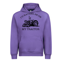 Tulip I D Rather Be On My Tractor Urban Hoodie - Bettercallsaul