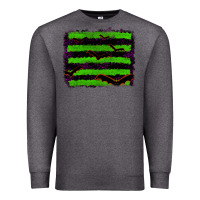 Charcoal Heather halloween with bat backround Premium Sweatshirt - RanaPortraitStore