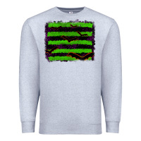 Heather Grey halloween with bat backround Premium Sweatshirt - RanaPortraitStore
