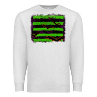 Oatmeal Heather halloween with bat backround Premium Sweatshirt - RanaPortraitStore