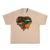 Burro festive western christmas heart Urban Heavy Tee - CowhideDigitalArt