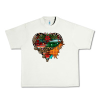 Pistachio festive western christmas heart Urban Heavy Tee - CowhideDigitalArt