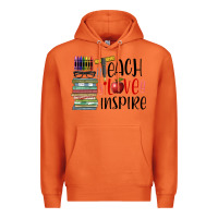 Carrot teach love inspire Premium Hoodie - BarkalooDesign